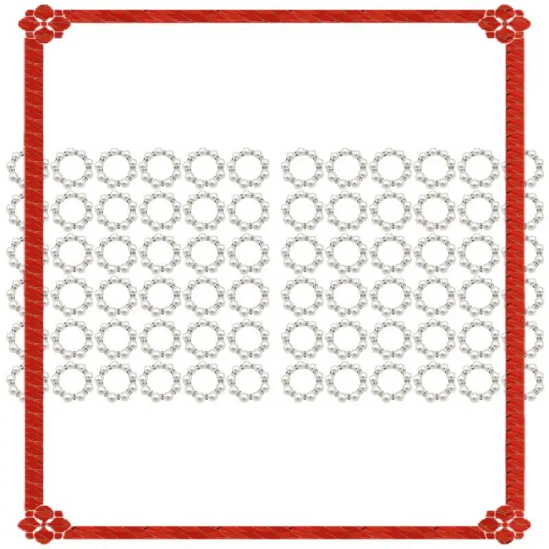 

24-часовая доставка, 200 шт., кольца для салфеток с жемчугом, держатель для салфеток, имитация бисера, кольца для салфеток, элегантные кольца для салфеток со стразами B