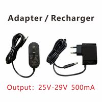 For Midea 21.6V Battery Charger Eureka/Koblenz/Concept/Grundig/Home Plus/Altitude pro Vacuum Cleaner Parts Power Cord 25-29V