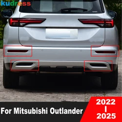 Rear Fog Light Lamp Cover Trim For Mitsubishi Outlander 2022 2023 2024 2025 Car Tail Foglight Foglamp Bezel Trim Accessories