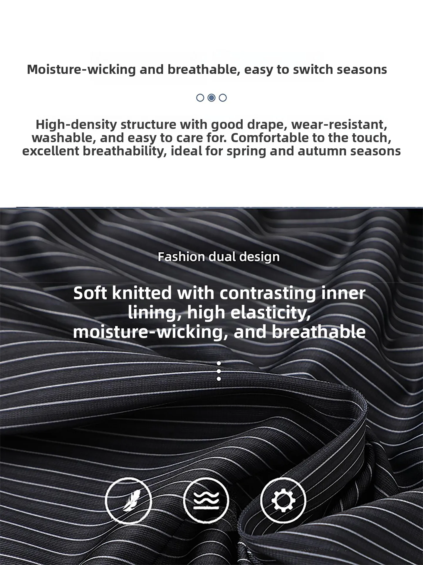 

Осенняя новинка, мужская деловая повседневная одежда с воротником-стойкой Jaet Dad, верхняя одежда среднего возраста и ли, свободная посадка из полиэфирного волокна Faion Ur...