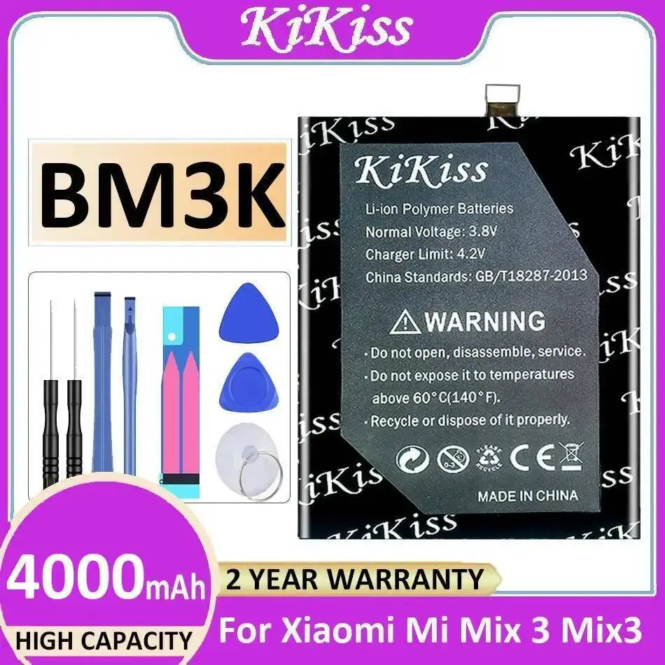 

For Xiaomi MI Mix 3 Mix3 BM3K Mobile Phone Battery Environmentally Friendly 4000Mah