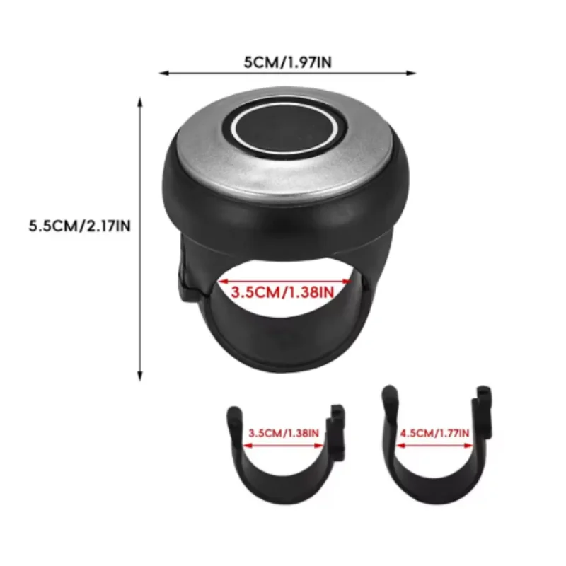 ISURE MARINE Car Steering Wheel Power Ball Universal 360 Degree Multifunctional Steering Power Assist Artifact