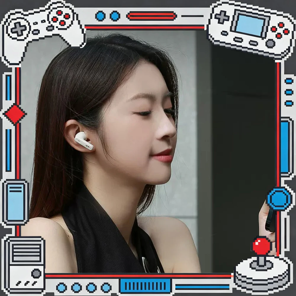 iKF Fly Pro Wireless Headphones -42dB Active Noise Reduction Esports Headset 13MM Surging Big Dynamic Horn Light Weight Gifts