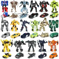 Mini Transformation Robot Kit Toys Models 2 In 1 Deformed Car Toy Robots Toys for Kids Gift  Action Figure Children Toys