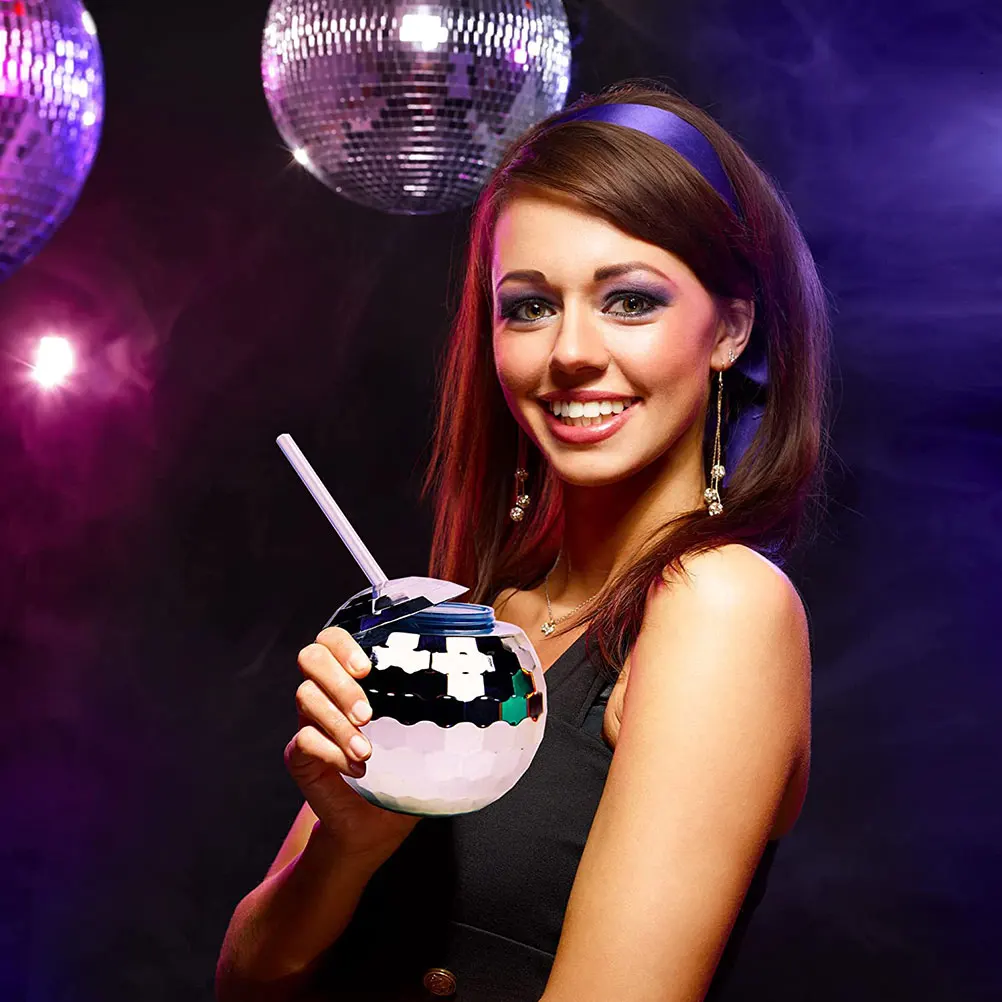 

4 set Ball Cup Reusable Plastic Cocktail Cups for Party Nightclub Home Decor Large Accessories