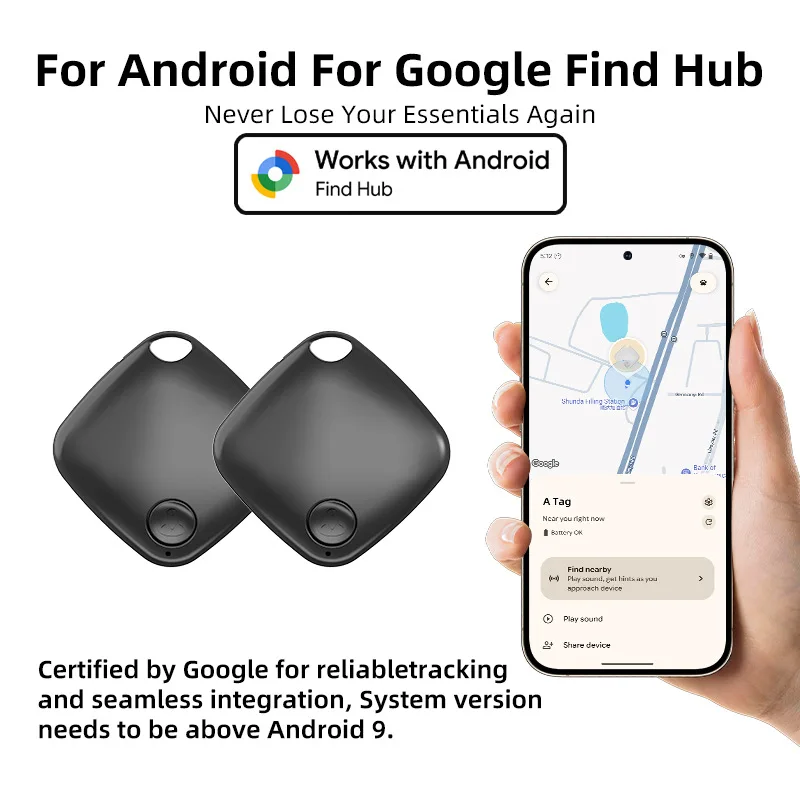 

Smart Bluetooth Tracker Mini Portable Anti Lost Device Google Find My Bluetooth 5.0 Item Locator for Android Keys Wallet Bag