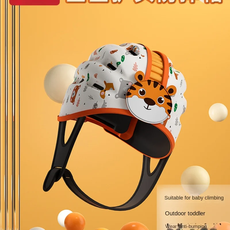 Anti fall artifact for babies, head protection for babies, and learning to walk with anti-collision helmets for children