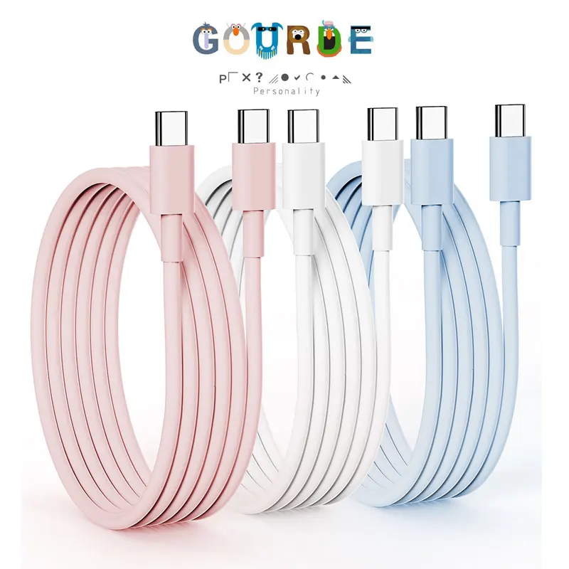 

Gourde USB C Cable fast charging for iphone 17 pro type c Cable C phone charging cables For iphone 15 16 Xiaomi Samsung PD 20W