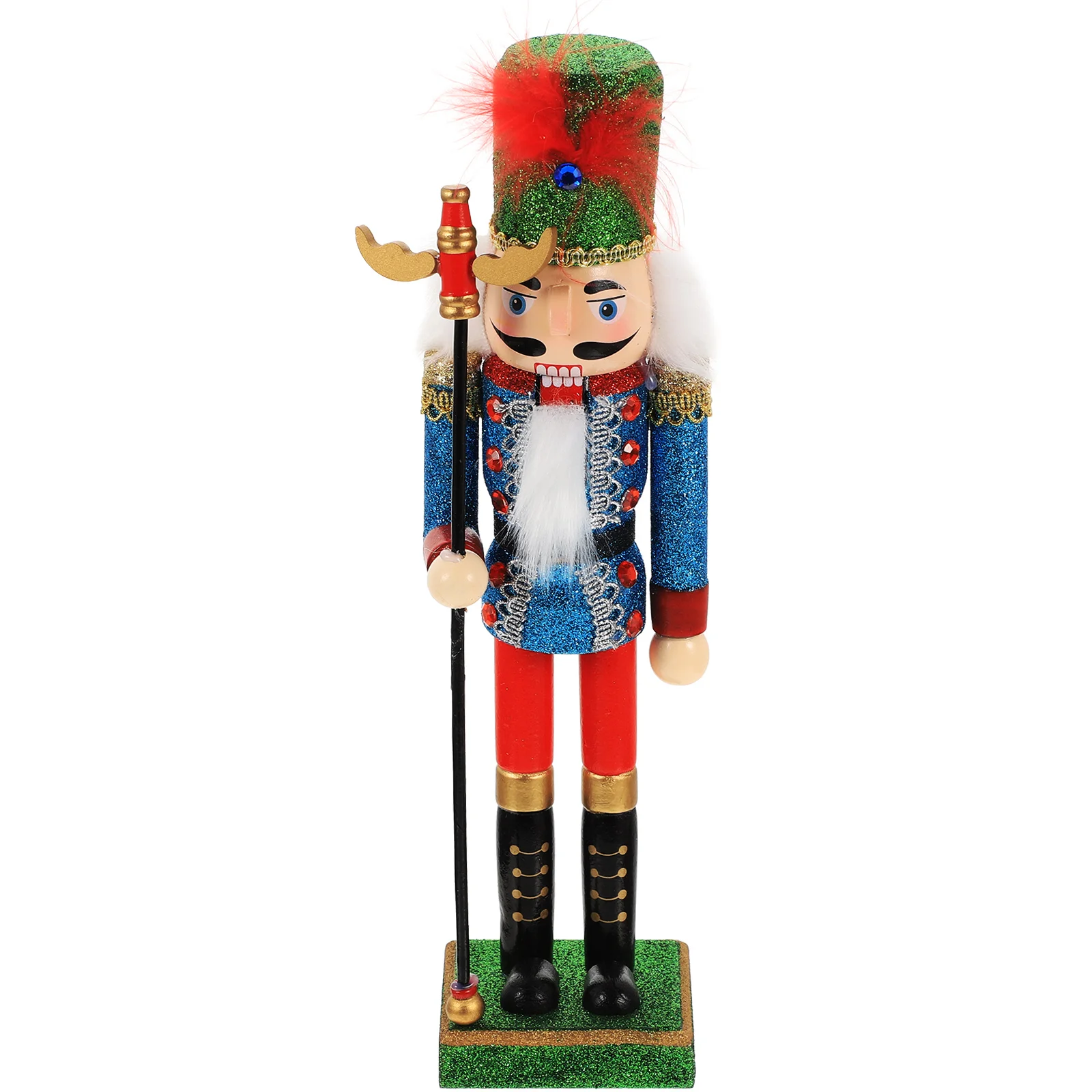 

Nutcracker Ornament Christmas Wood Desktop Decor Craft Ornaments Nutcrackers