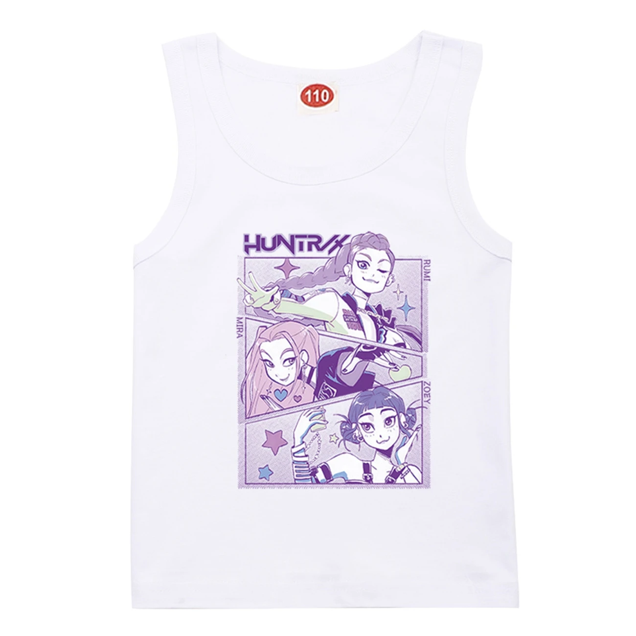

KPOP Demon Hunters Anime Kids Vest Short Sleeve Summer Top Boys Fashion Cute Tee Girls Casual Birthday Gift Clothing 9184