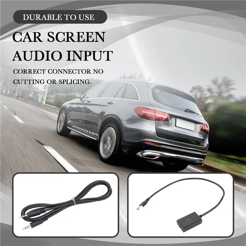 7 Inch Car Screen Audio Input AUX To USB Audio Output AUX Activator For Mercedes Benz NTG 5.0 System-Boom