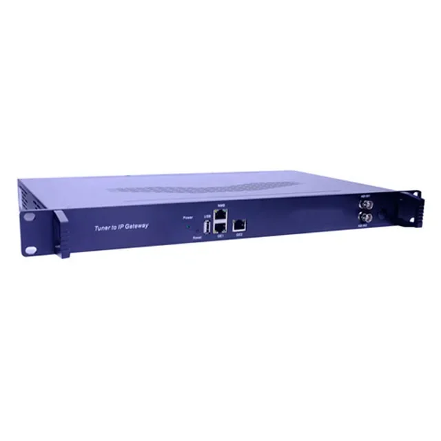 FTA DVB S2 DVB-C DVB-T ATSC ISDBT tuner ird satellite to IP Gateway fta modulator  IP-TV Streaming Equipment