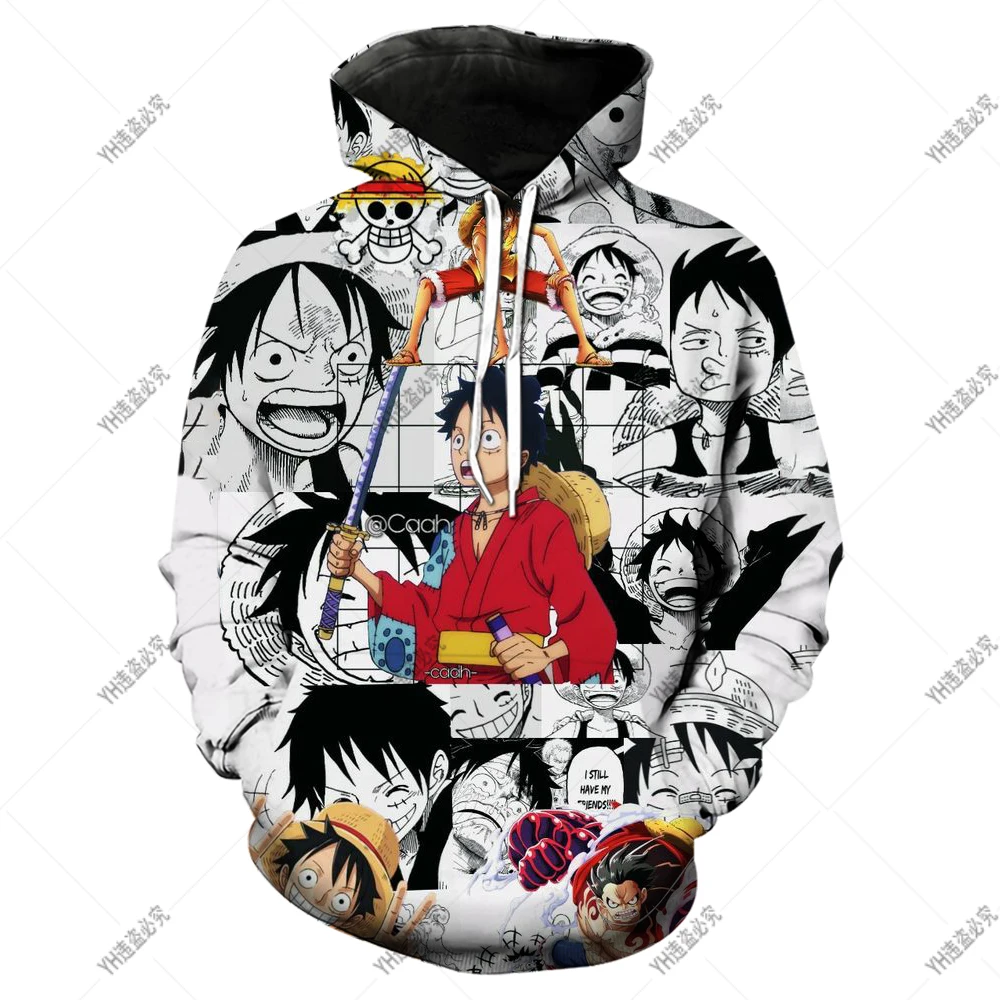 One Piece Hoodie Kids Sweatshirt Anime Luffy Hoodie Kids Coat Baby Boys Girls Clothing Sudaderas Autumn Warm Sweater