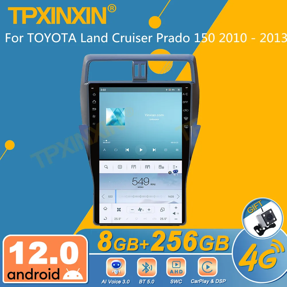 

For Toyota Land Cruiser Prado 150 2010 - 2013 Android Car Radio Screen 2din Stereo Receiver Autoradio Multimedia Player