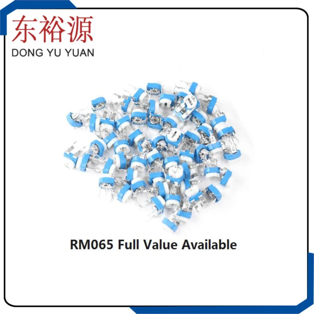 20 piezas 1K 10k 101/102/104/105/201/202/203/204/501/502/503/504 potenciómetro recortador resistencia ajustable RM-065-103 RM065 Trimpot