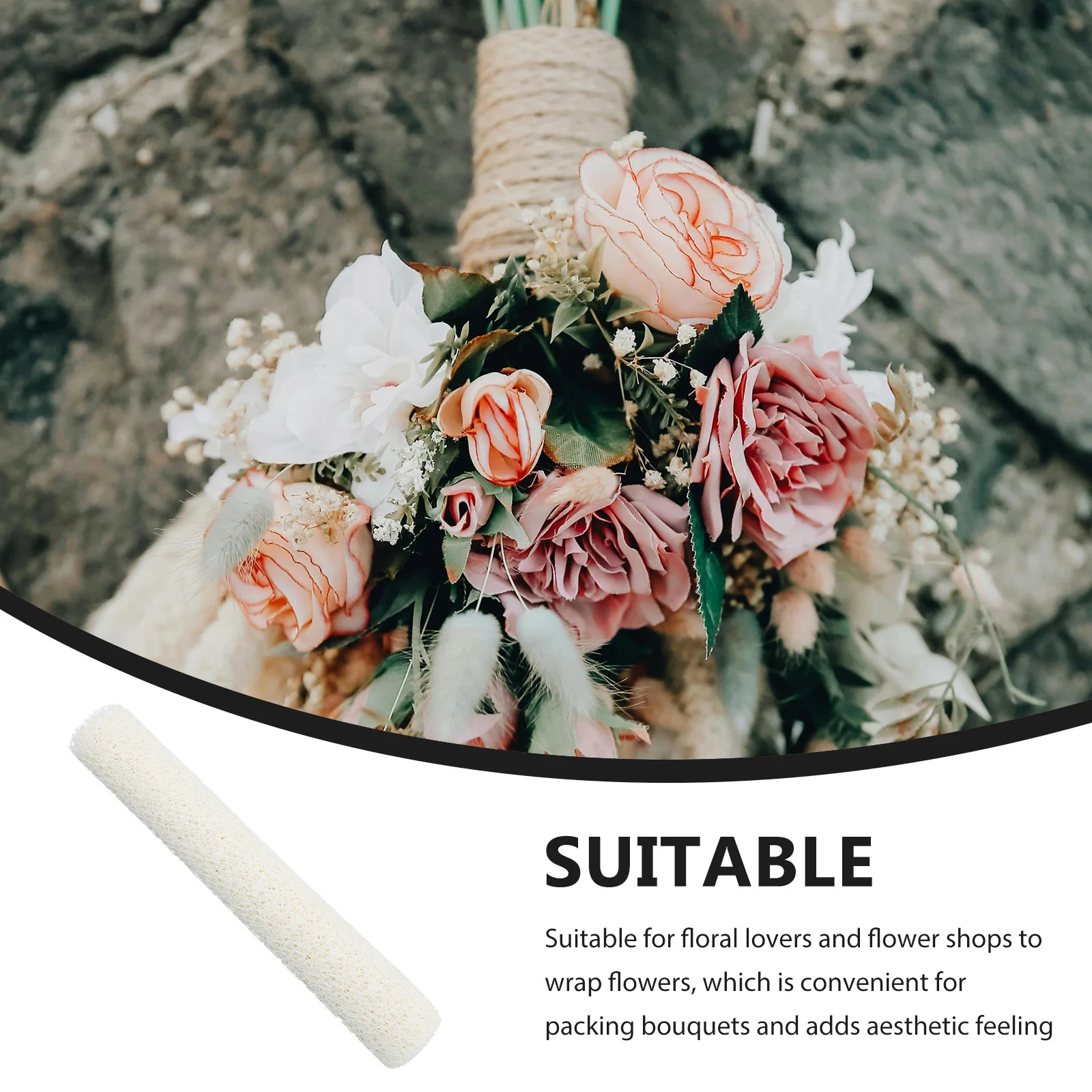 

Bouquet Wrapping Gauze Roll Mesh Flower Wrapping Material for Floral Arrangement DIY Bouquet Supplies Korean Paper for Bouquets