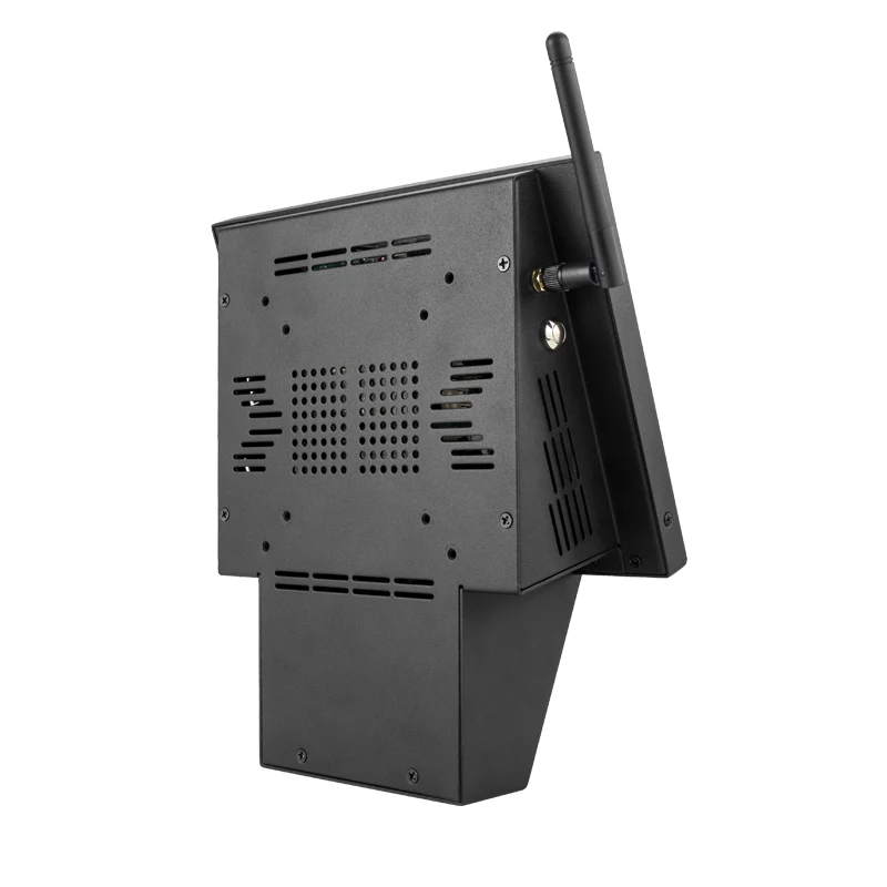 El más nuevo sistema de comprobación de precios Android Windows Pos de 8 pulgadas pantalla táctil escáner 2D incorporado comprobador de precios