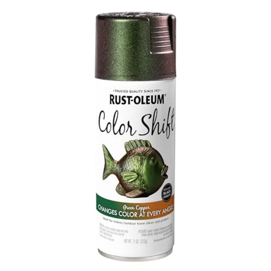 

372478 Specialty Color Shift Spray Paint 11 oz Green Copper for Automotive and DIY Projects Metallic Finish with Unique Color C