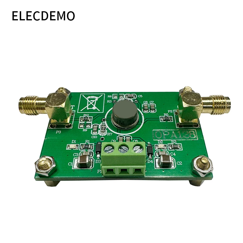 OPA128 Modul Penguat Tingkat Elektrometer Operasional Bias Rendah Offset Rendah 110dB Mendapatkan Impedansi Tinggi