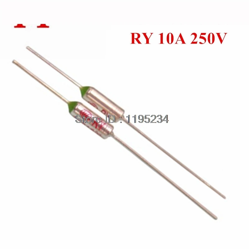 5pcs TF Thermal Fuse RY 10A 250V Temperature Control Thermostat Switch 65-285 73 85 133 142 152 172 185 192 216 227 240 C Degree