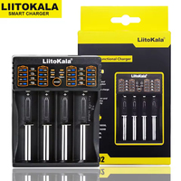 Liitokala Lii-402 18650 3.7V 3.2V 3.85V 26650 20700 14500 21700 25500 16340 1.2V NiMH Lithium Rechargeable Battery Charger