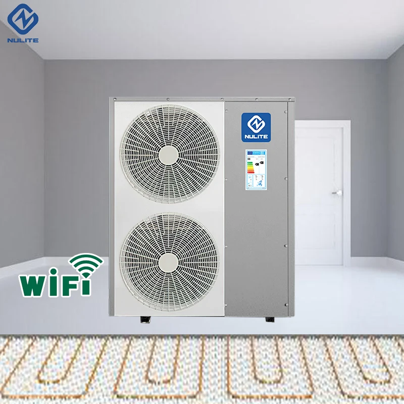 R32 WIFI Control 10KW 20KW 30KW DC Inverter Monobloc Evi Air To Water Heat Pump