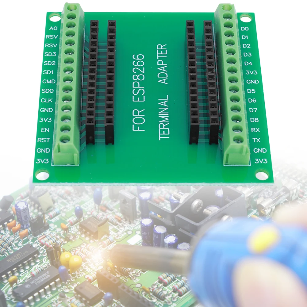 

ESP8266 Expansion Board GPIO 1 Into 2 Breakout Expansion Board for ESP8266 ESP-12E NodeMCU Compatible with GPIO Expansion Board