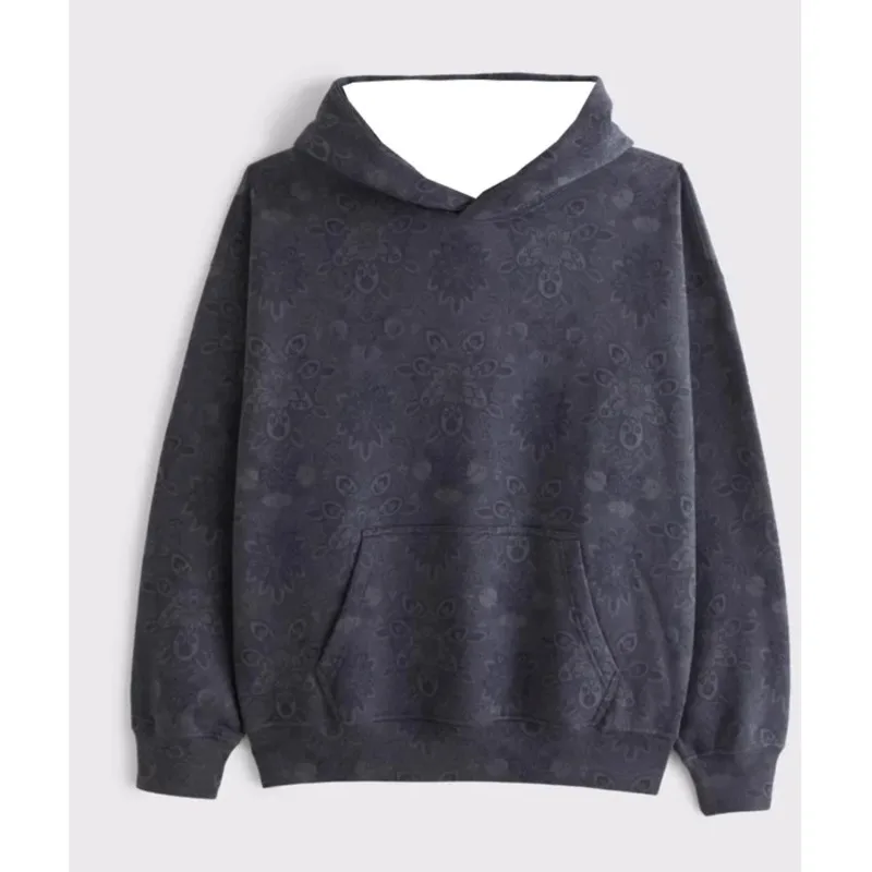 سترة بغطاء للرأس عصرية جديدة لعام 2025 مع تصميم بنمط مطبوع ثلاثي الأبعاد وقلنسوة يوميًا بنمط جيب بأكمام طويلة