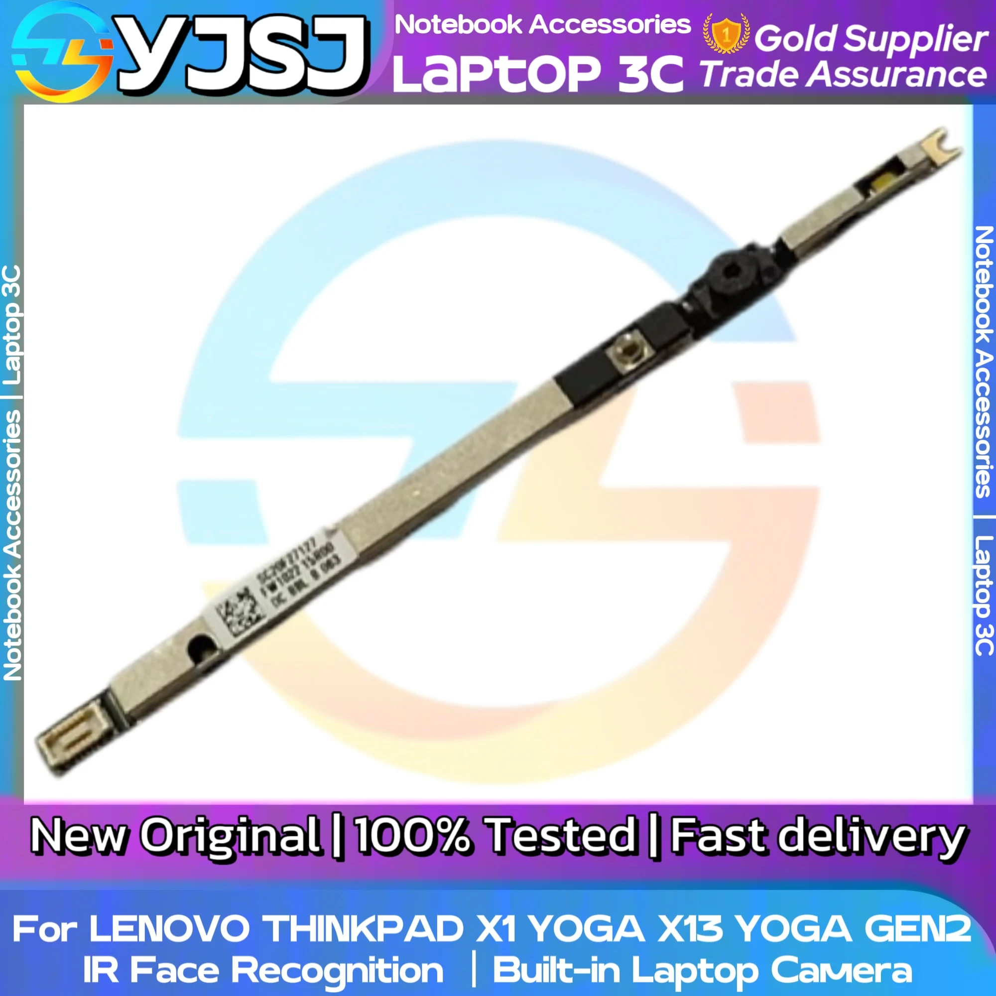 New Original Laptop Notebook Camera For LENOVO THINKPAD X1 YOGA X13 YOGA GEN2  IR Face Recognition Front Camera