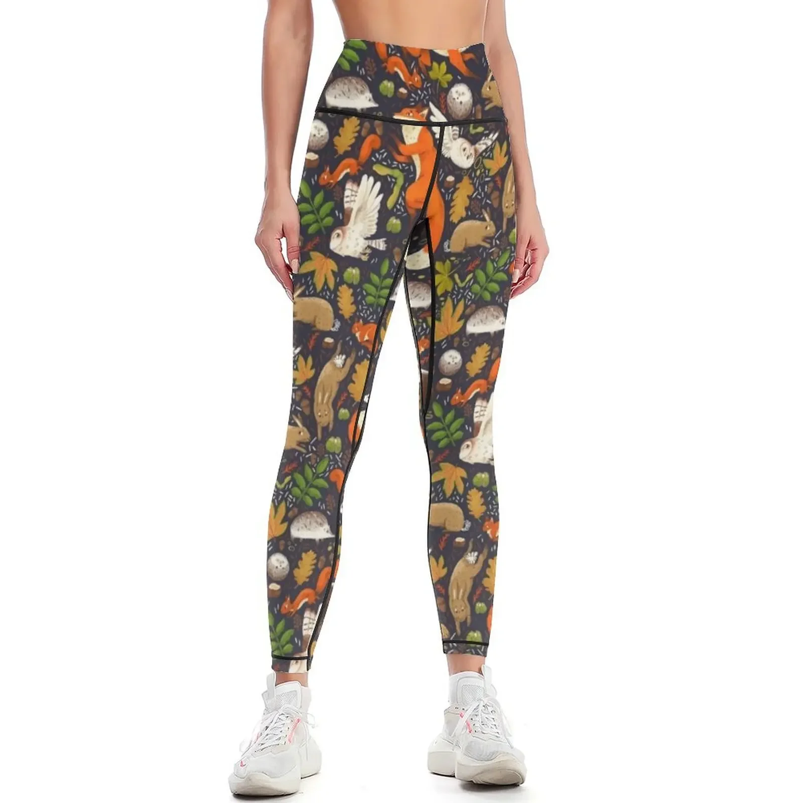 

UK Woodland pattern Leggings Jogger pants Women's pants joggers for Women sports Womens Leggings