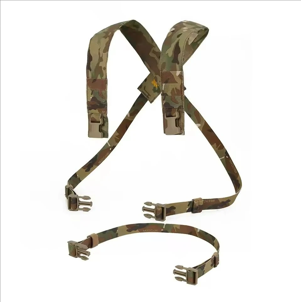 

Emersongear D3CRM Chest Rig X-Harness Kit Tactical Vest Back Chest Strap Functional Carrying System Hunting EM7409