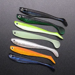 5Pcs  Fishing Lures Wobblers For Pike 6cm1.3g Soft Lure Silicone Bait  Fish  Artificial Baits Pesca Fishing Tackle Soft bait