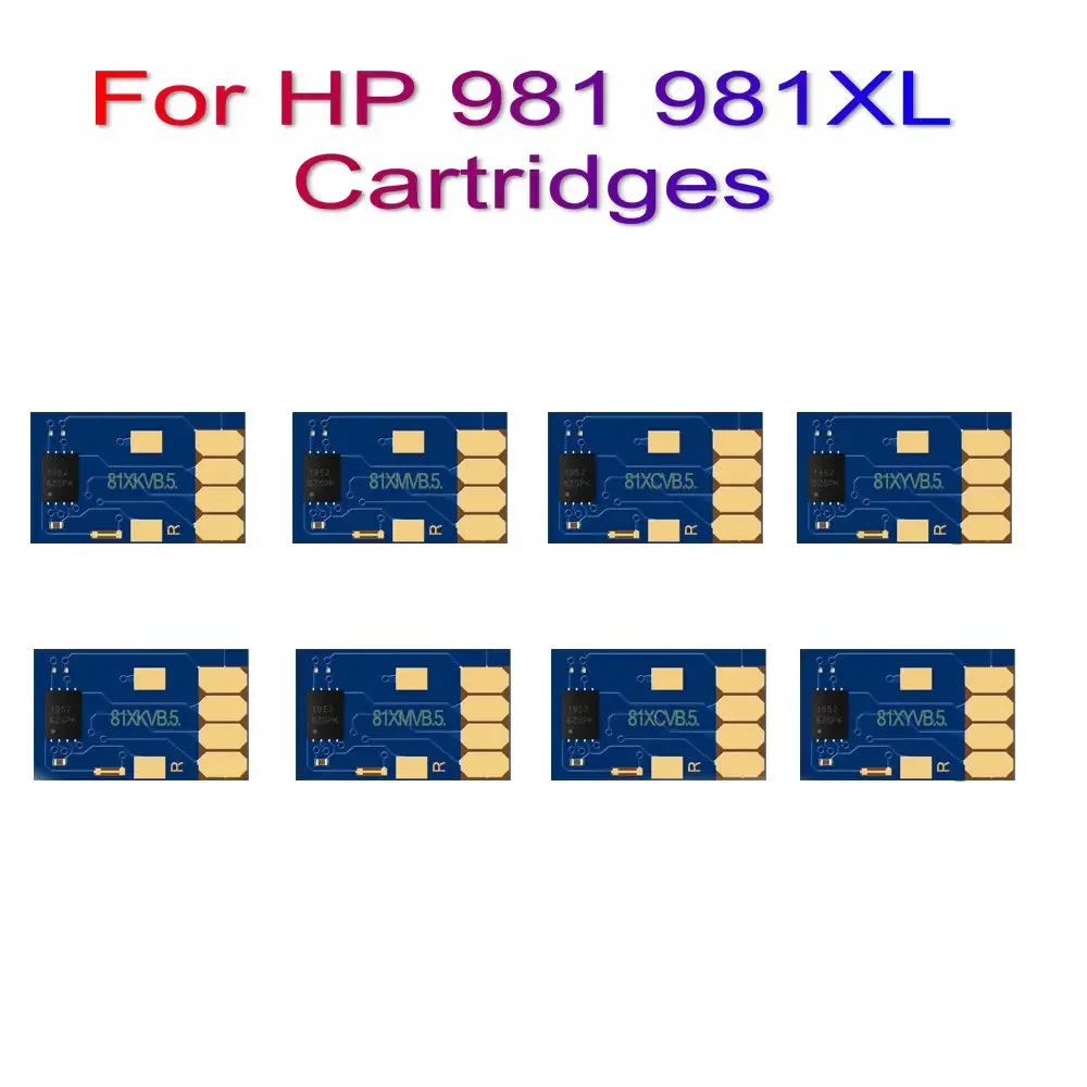 981XL 981 Chip desechable de uso único para impresora HP PageWide Enterprise 556xh/dn MFP 586dn/f/z MFP E58650dn(NA) MFP E55650(AP)