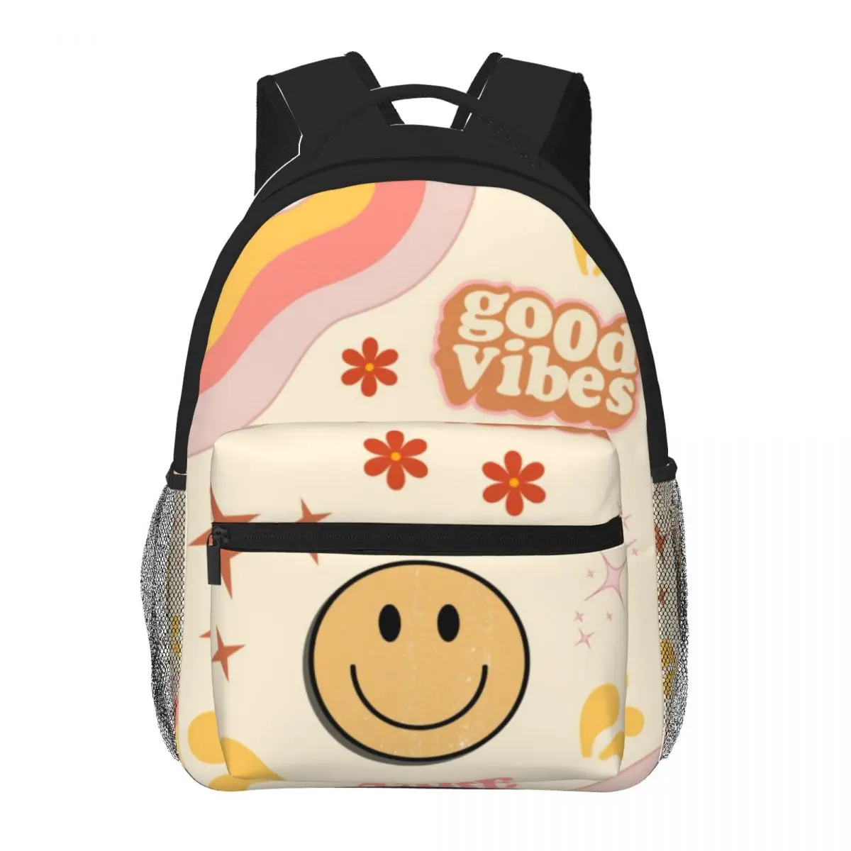 Happy Face Cartoon Anime niedlichen Licht wasserdichte Rucksäcke Stich Studenten Tasche 16 Zoll