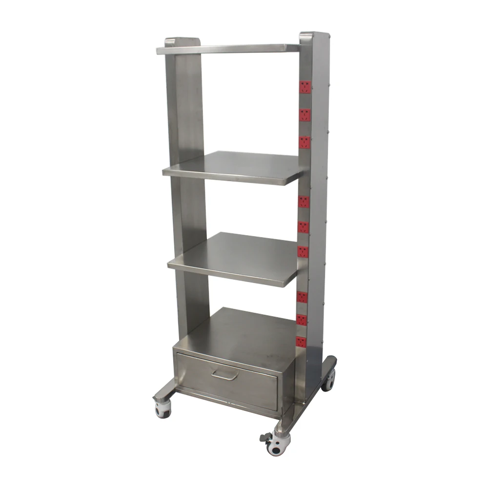 

Veterinary Stainless Steel Trolley Pet Clinic Surgery Trolley Cart Medical Hospital Use Trolley Referenc