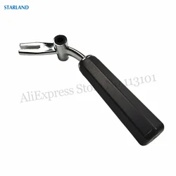 1 Piece Hand Shank Black Color Handle Hexagon Shaped Shank Accessory New Part For Soft Ice Cream Machines Fitting