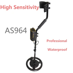 New AS964 Professional Underground High Accuracy Metal Detector Depth Portable Treasure Hunter Gold Scanne Waterproof