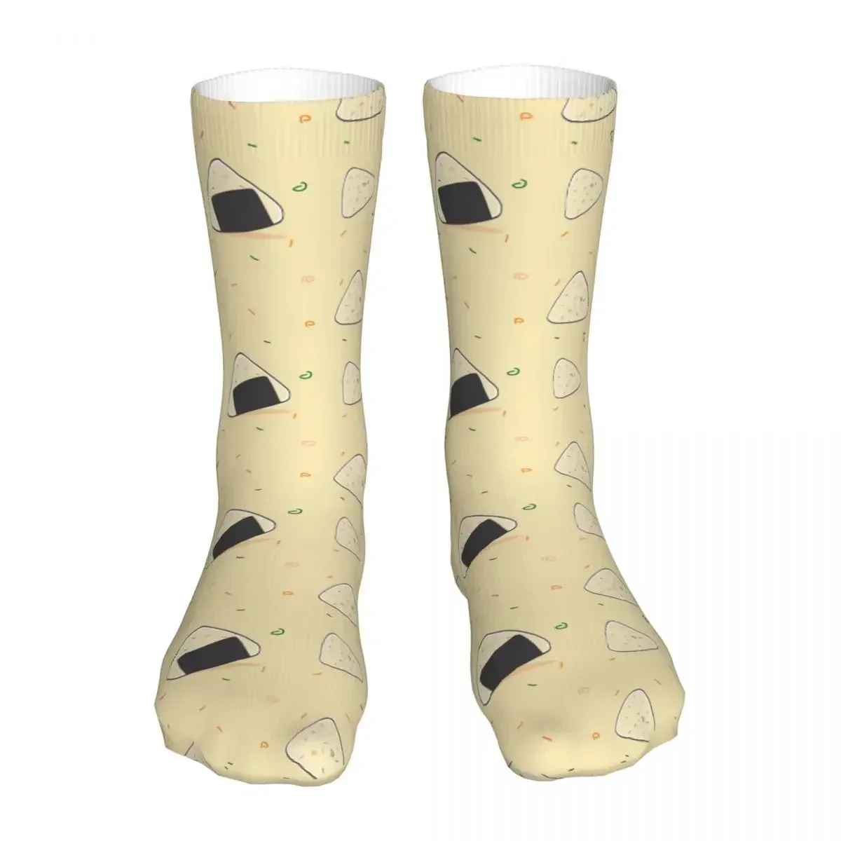 Funny Onigiri Women Socks 2023 Men Cute Sport Sock