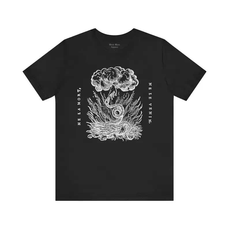 Ne La Mort Ne Le Venin - Occult Woodcut Gothic Tee