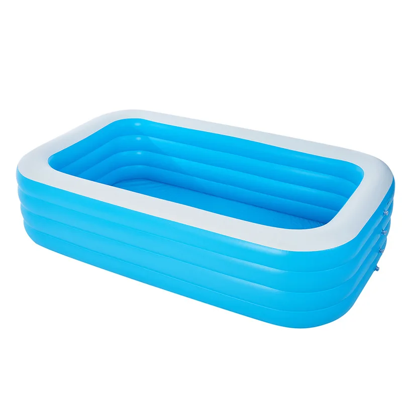 Piscina familiar grande inflable para niños, piscina de agua de PVC para jardín al aire libre, pelotas de baño plegables para bebés