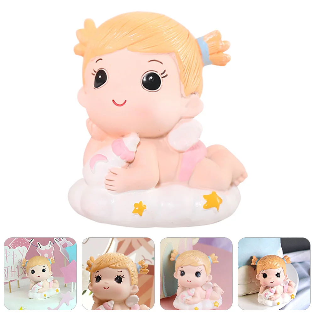 

Resin Cake Decoration Birthday Party Girl Bride Mini Desktop naments Cute Cartoon Design Baking Supplies Cake Decorations