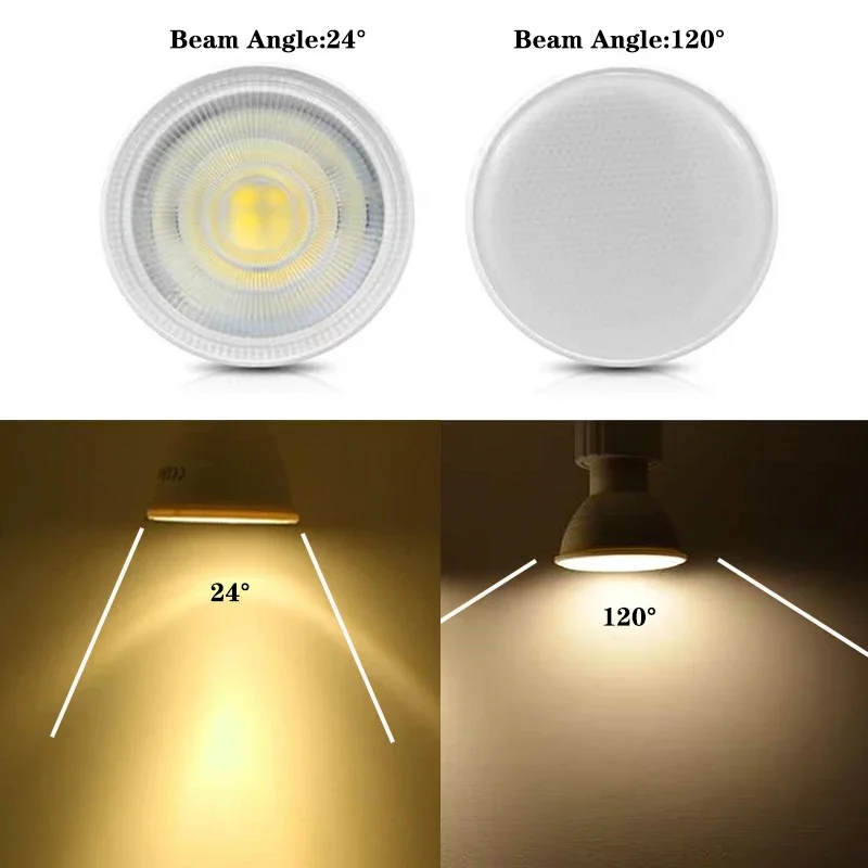 LED COB Bulb Spotlight E27 E14 GU10 MR16 6W LED Bulb 220V Aluminum High Quality Super Bright Led Bulbs