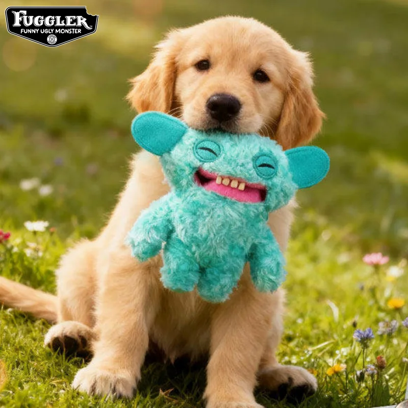 

Fuggler Monster Dog Toy Ugly Cute Teeth Monster Squeaky Plush Doll Funny Cartoon Stuffed Animal Gifts For Medium Dogs Doll Toys