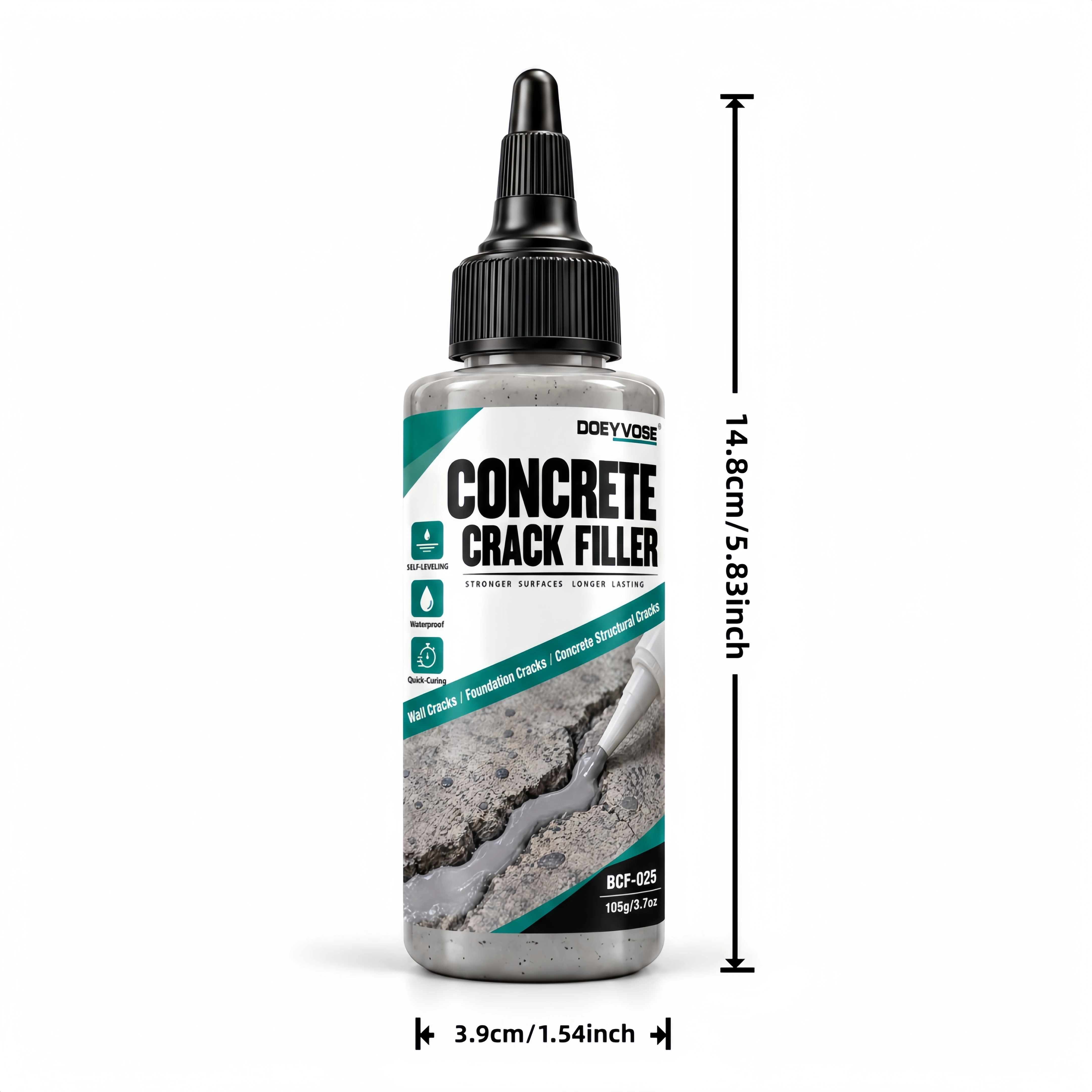 Bottle Pack 105g Water Based Potting Sealant, Waterproof Concrete Crack Repair Filler Agent