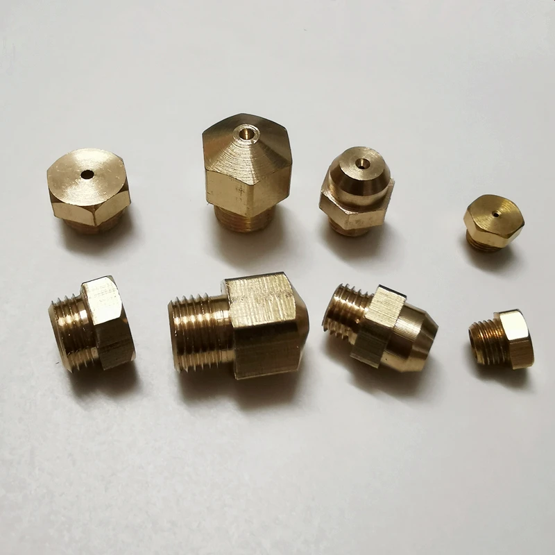 10Pcs/set Strong Exhaust Gas Water Heater Spare Parts LPG Changed To NG Gas Source Interchangeable M5 M8 Nozzle