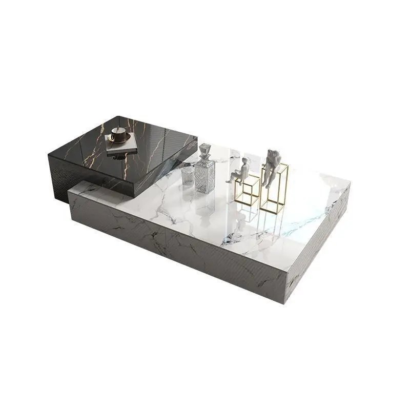 

Coffee table island living room, simple, modern and advanced home, light luxury small apartment