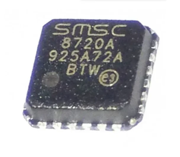 1PCS Genuine SMD LAN8720A-CP-TR QFN-24 Ethernet IC Chip