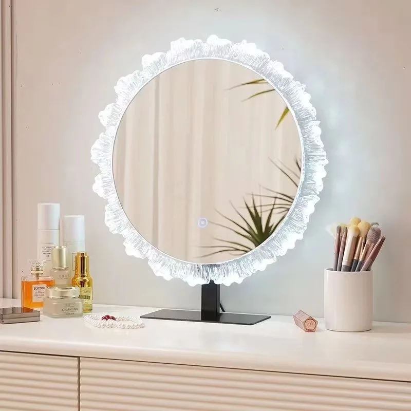 

48X54 Light Emitting Diode Lighting New Makeup Mirror Bedroom Tabletop Beauty Delivery Modern Home Decor