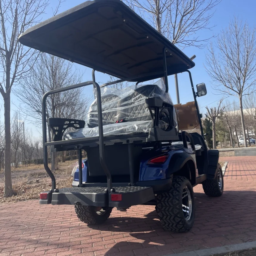 VIP Honoured Guest Golf Cart 4 Wheel Drive Street Legal Lithium Battery 2 4 6 Seater Electric Golf Cart Adult For Sale