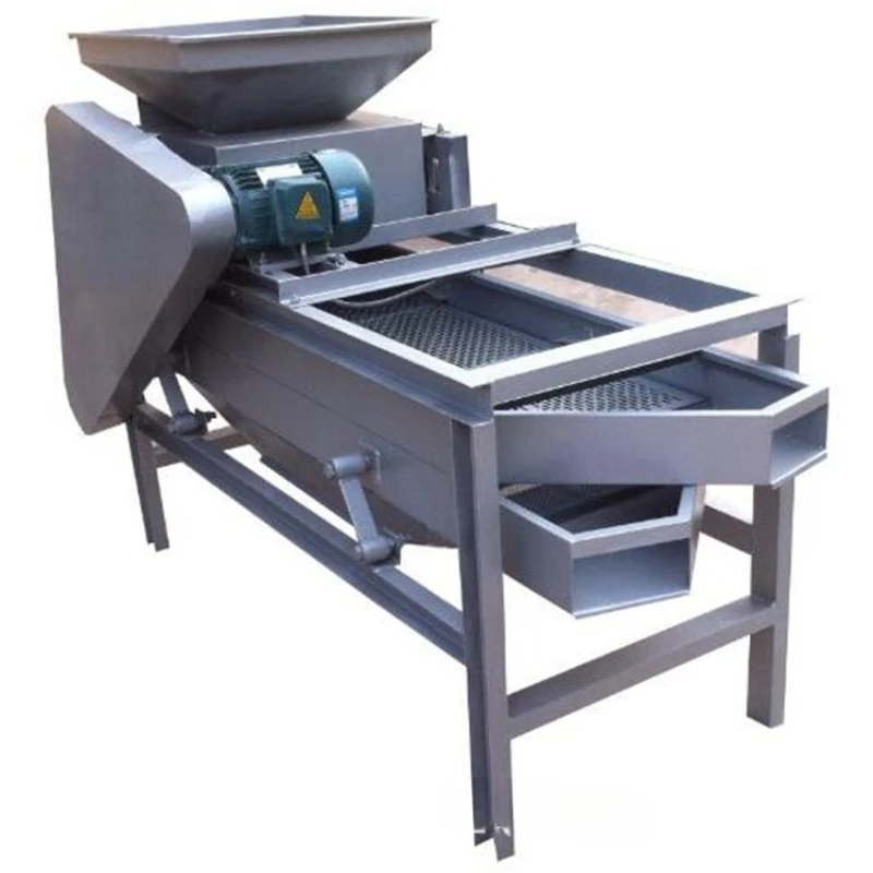 Peach pit shell breaker Nut shell breaker Nut crushing rate Peach kernel shell breaker y